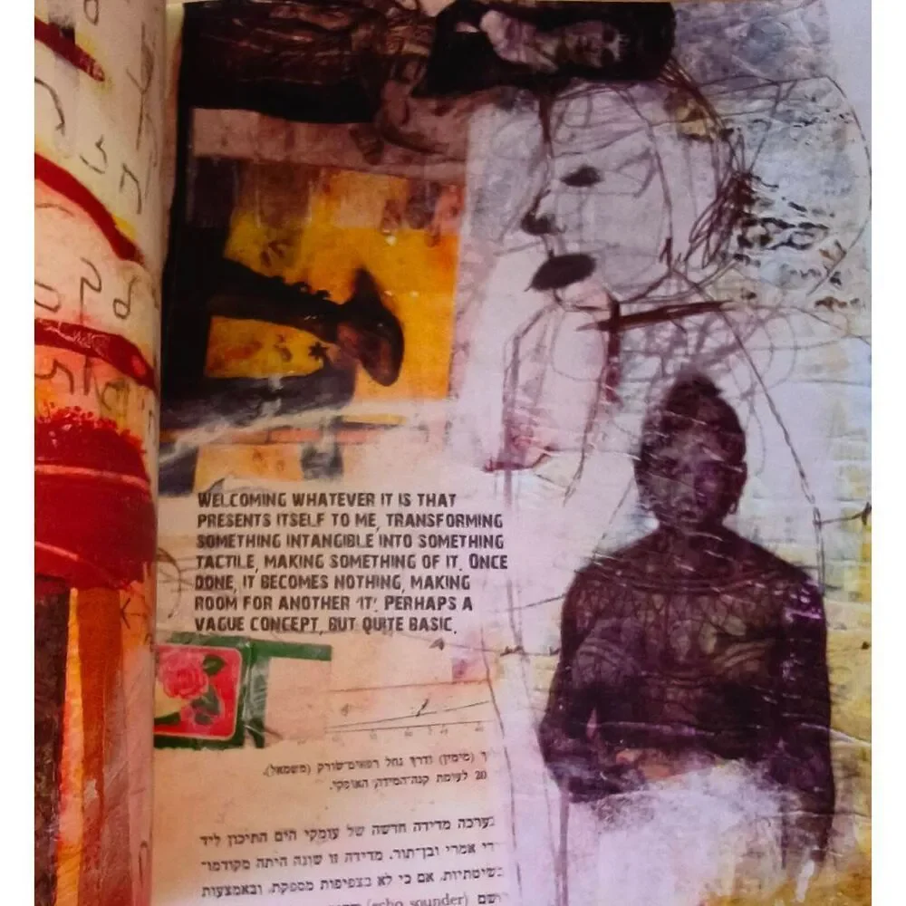 In My Bones: A Visual Journal Book by Artist Orly Avineri 2014 paperback